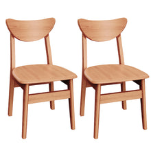 Load image into Gallery viewer, MORDEER Solid Wood Dining Chairs with Curved Backrest