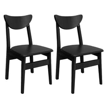 Load image into Gallery viewer, MORDEER Solid Wood Dining Chairs with Curved Backrest