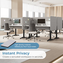 Load image into Gallery viewer, Privacy Desk Divider Panel, Acoustic Divider Panels, Office Room Dividers, Easy Assemble