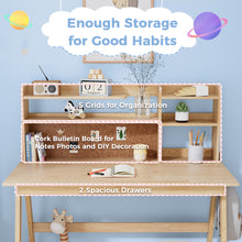 Load image into Gallery viewer, 47.24" Solid Wood Kids Table and Chair Set