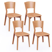Load image into Gallery viewer, MORDEER Solid Wood Dining Chairs with Oak Backrest and Seat
