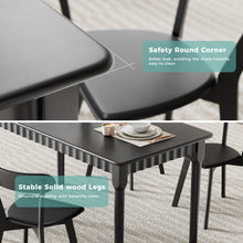 Load image into Gallery viewer, Mordeer Solid Wood Dining Table with Thickening Wave Edge