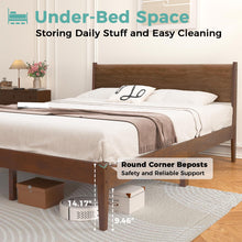 Load image into Gallery viewer, MORDEER Malaysian Oak Queen Bed Frame Platform Bedframe with 12 Slats Support