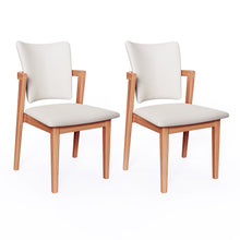 Load image into Gallery viewer, MORDEER Solid Wood Upholstered Dining Chairs