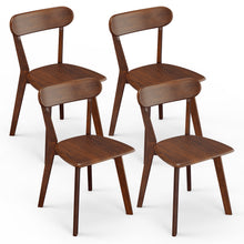 Load image into Gallery viewer, MODEER Solid Wood Dining Chairs with Curved Back
