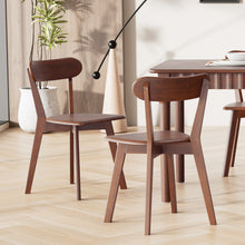 Load image into Gallery viewer, MODEER Solid Wood Dining Chairs with Curved Back
