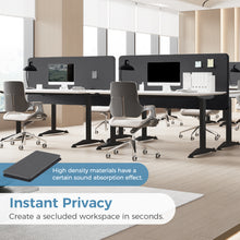 Load image into Gallery viewer, Privacy Desk Divider Panel, Acoustic Divider Panels, Office Room Dividers, Easy Assemble
